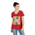 Botanical Bliss Escape - Ladies' V-Neck T-Shirt
