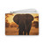 Majestic Elephant Embrace - Clutch Bag