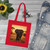 Majestic Elephant Embrace - Organic Cotton Tote Bag