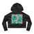 Tropical Leaf Serenade - Women’s Cropped Hooded Sweatshirt