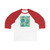 Tropical Leaf Serenade - Unisex 3\4 Sleeve Baseball Tee