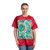 Tropical Leaf Serenade - Tie-Dye Tee, Crystal