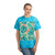 Tropical Leaf Serenade - Tie-Dye Tee, Cyclone