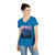 Misty Mountain Morning - Ladies' V-Neck T-Shirt