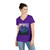 Misty Mountain Morning - Ladies' V-Neck T-Shirt
