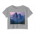 Misty Mountain Morning - Women's Festival Crop Top