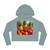 Tropical Fruit Fiesta - Women’s Cropped Hooded Sweatshirt
