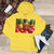 Tropical Fruit Fiesta - King Hooded Sweatshirt