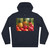 Tropical Fruit Fiesta - King Hooded Sweatshirt