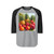 Tropical Fruit Fiesta - Unisex Three-Quarter Sleeve Raglan Shirt