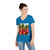 Tropical Fruit Fiesta - Ladies' V-Neck T-Shirt