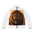 Majestic Lion Roar - Men's Puffer Jacket (AOP)