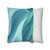 Ethereal Wave Flow - Square Poly Canvas Pillowcase