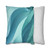 Ethereal Wave Flow - Square Poly Canvas Pillowcase