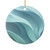 Ethereal Wave Flow - Ceramic Ornaments, 2-Side Print