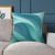 Ethereal Wave Flow - Square Poly Canvas Pillow