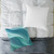 Ethereal Wave Flow - Square Poly Canvas Pillow