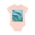 Ethereal Wave Flow - Baby Organic Short Sleeve Bodysuit