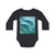 Ethereal Wave Flow - Baby Long-Sleeve Organic Bodysuit