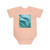 Ethereal Wave Flow - Baby Short Sleeve Bodysuit
