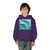 Ethereal Wave Flow - Youth Heavy Blend Hooded Sweatshirt