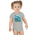 Ethereal Wave Flow - Baby Short Sleeve Onesie®