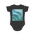 Ethereal Wave Flow - Short Sleeve Baby Bodysuit