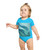 Ethereal Wave Flow - Short Sleeve Baby Bodysuit