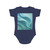 Ethereal Wave Flow - Short Sleeve Baby Bodysuit