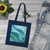 Ethereal Wave Flow - Organic Cotton Tote Bag