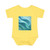 Ethereal Wave Flow - Infant Baby Rib Bodysuit