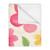 Whimsical Garden Blooms - Velveteen Microfiber Blanket (Two-sided print)