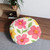 Whimsical Garden Blooms - Tufted Floor Pillow, Round