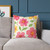 Whimsical Garden Blooms - Square Poly Canvas Pillow
