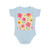Whimsical Garden Blooms - Short Sleeve Baby Bodysuit