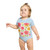 Whimsical Garden Blooms - Short Sleeve Baby Bodysuit