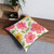 Whimsical Garden Blooms - Tufted Floor Pillow, Square