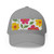 Whimsical Garden Blooms - Closed-Back Structured Cap (Embroidery)