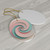 Celestial Spiral Harmony - Ceramic Ornament, 1-Pack