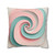 Celestial Spiral Harmony - Square Poly Canvas Pillowcase