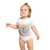 Celestial Spiral Harmony - Short Sleeve Baby Bodysuit