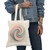 Celestial Spiral Harmony - Natural Tote Bag