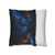 Celestial Flame Wyrm - Square Poly Canvas Pillowcase