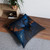 Celestial Flame Wyrm - Tufted Floor Pillow, Square