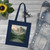 Misty Mountain Retreat - Organic Cotton Tote Bag
