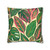 Tropical Leaf Symphony - Square Poly Canvas Pillowcase