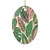 Tropical Leaf Symphony - Ceramic Ornaments, 2-Side Print