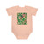 Tropical Leaf Symphony - Baby Short Sleeve Bodysuit