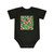 Tropical Leaf Symphony - Baby Short Sleeve Bodysuit