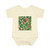 Tropical Leaf Symphony - Infant Baby Rib Bodysuit